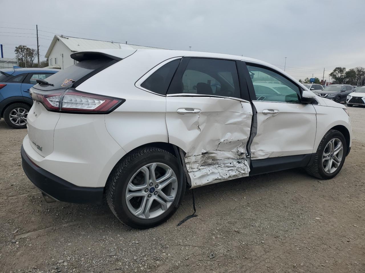Image 3 of 2018 FORD EDGE TITANIUM 2018 with VIN 2FMPK3K96JBB44153