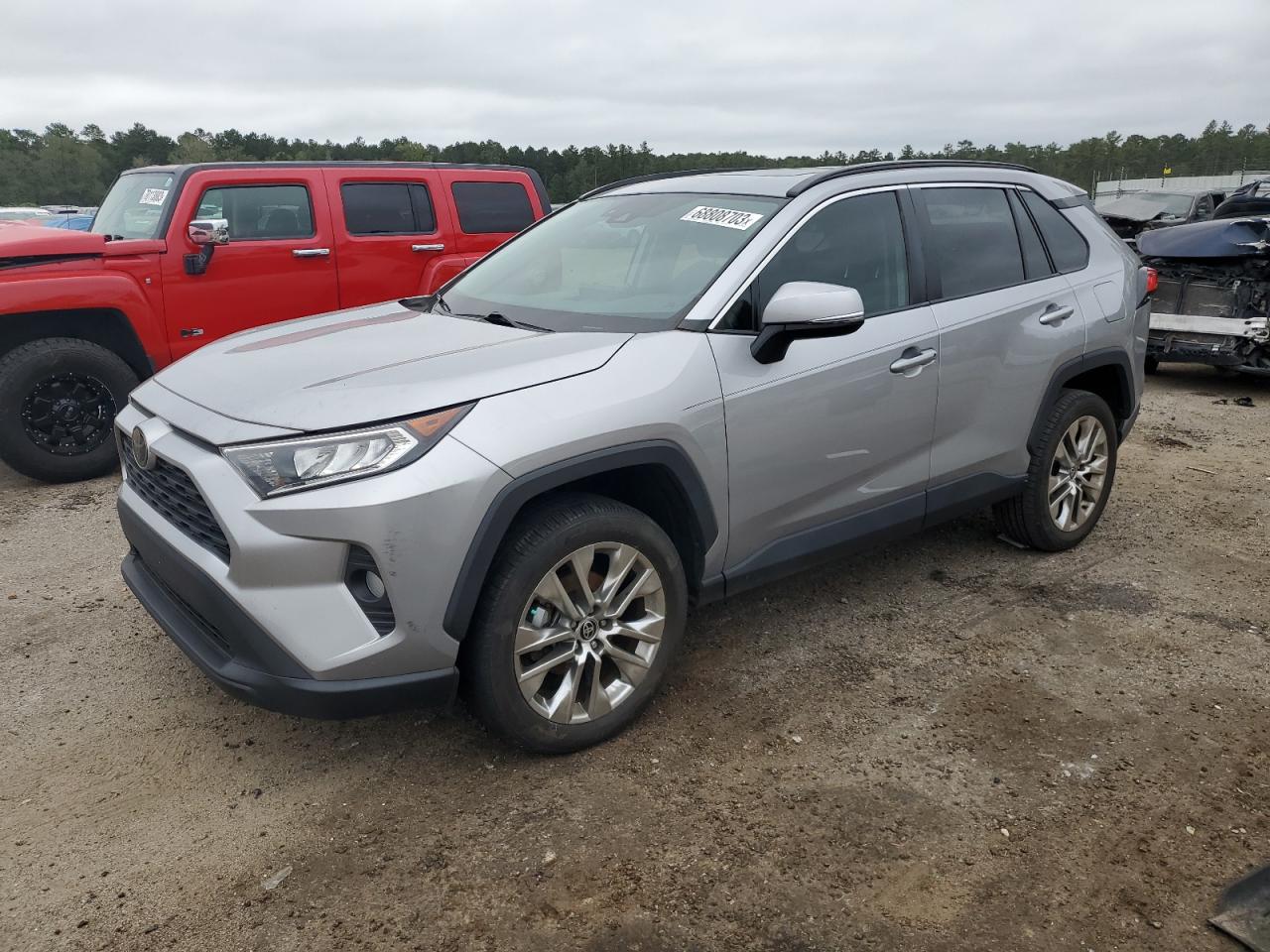 Image 1 of 2021 TOYOTA RAV4 XLE PREMIUM 2021 with VIN 2T3C1RFV6MC142535