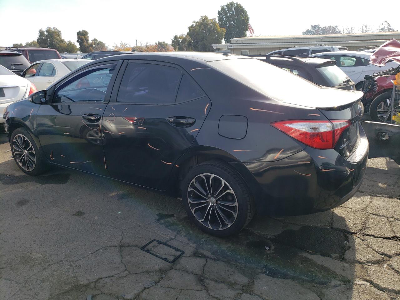 Image 2 of 2014 TOYOTA COROLLA L 2014 with VIN 5YFBURHE2EP040496