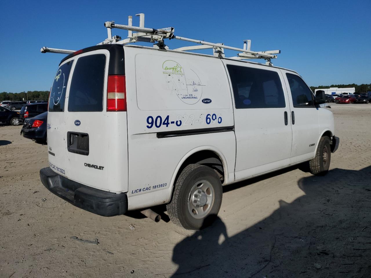 Image 3 of 2010 CHEVROLET EXPRESS G2500  2010 with VIN 1GCZGFBAXA1148034