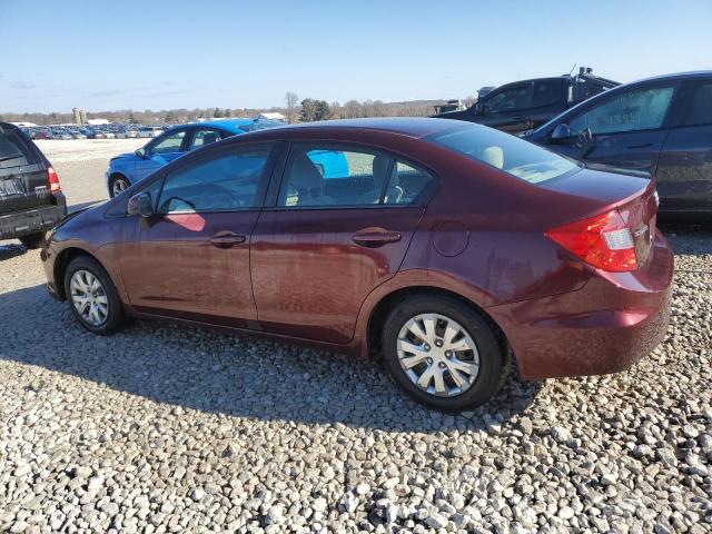 Изображение 2 2012 HONDA CIVIC LX 2012 с VIN 19XFB2F5XCE043825