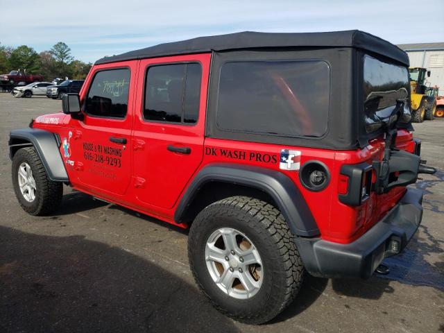 Image 2 of 2018 JEEP WRANGLER UNLIMITED SPORT 2018 with VIN 1C4HJXDG5JW150278