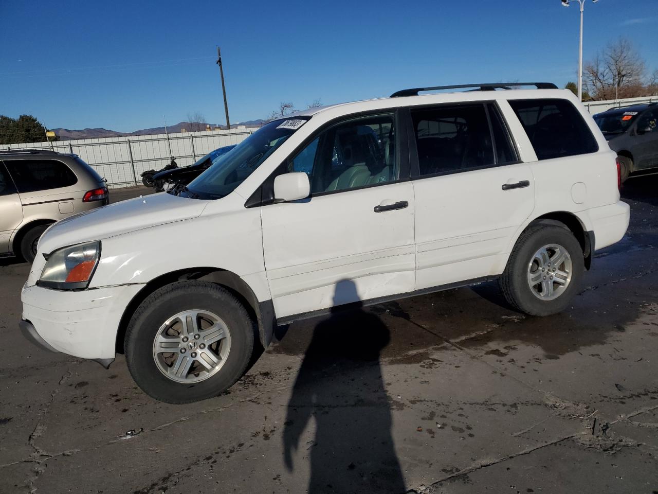 Image 1 of 2003 HONDA PILOT EXL 2003 with VIN 2HKYF18663H524826