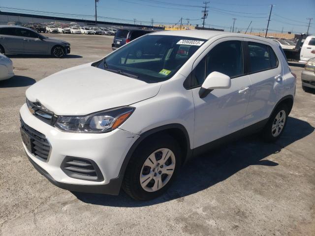 Image 1 of 2017 CHEVROLET TRAX LS 2017 with VIN KL7CJKSB9HB168172