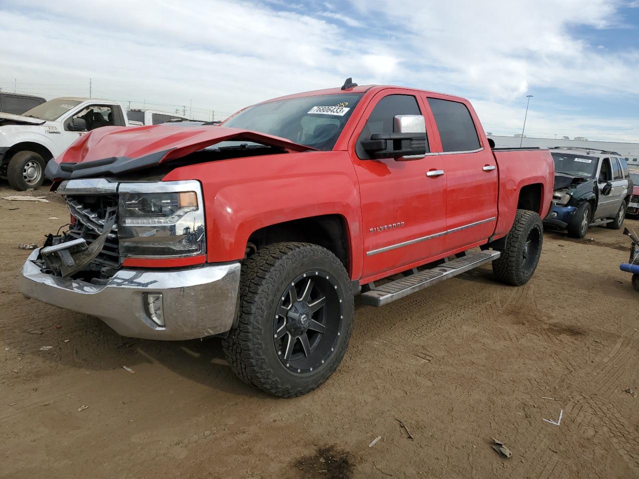 Image 1 of 2018 CHEVROLET SILVERADO K1500 LTZ 2018 with VIN 3GCUKSEC3JG123346