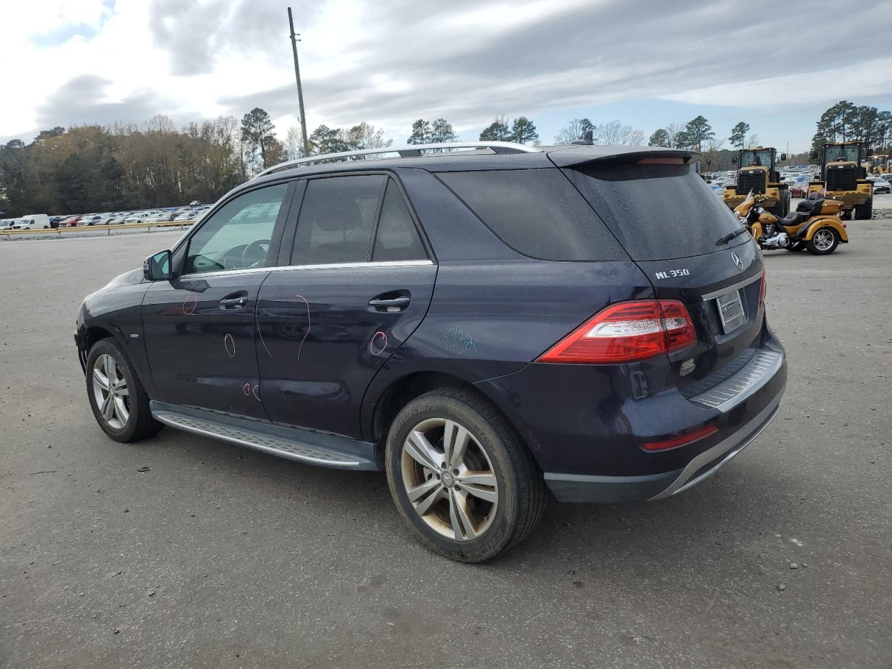 Image 2 of 2012 MERCEDES-BENZ ML 350 4MATIC 2012 with VIN 4JGDA5HB8CA033808