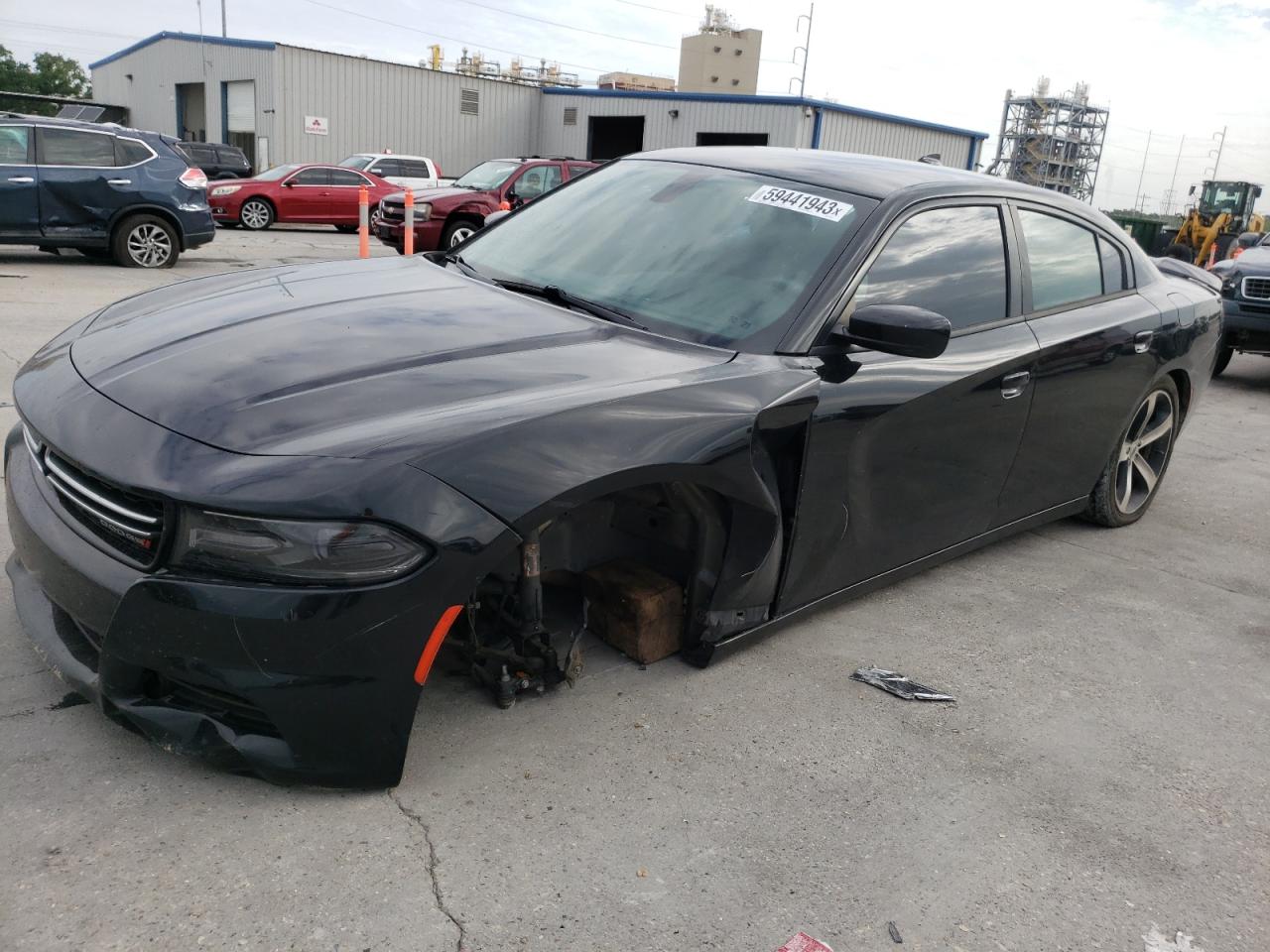Image 1 of 2017 DODGE CHARGER SXT 2017 with VIN 2C3CDXHG7HH667431