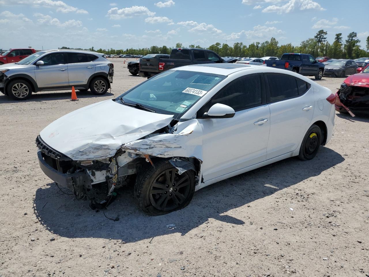 Image 1 of 2017 HYUNDAI ELANTRA SE 2017 with VIN 5NPD84LFXHH135325