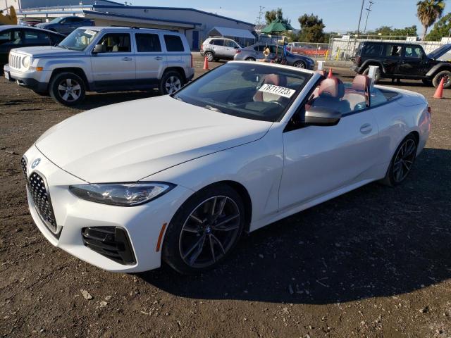 Image 1 of 2021 BMW M440I  2021 with VIN WBA53AT00MCG15098