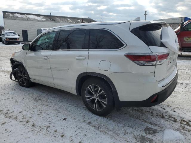 Image 2 of 2016 TOYOTA HIGHLANDER XLE 2016 with VIN 5TDJKRFH0GS232024