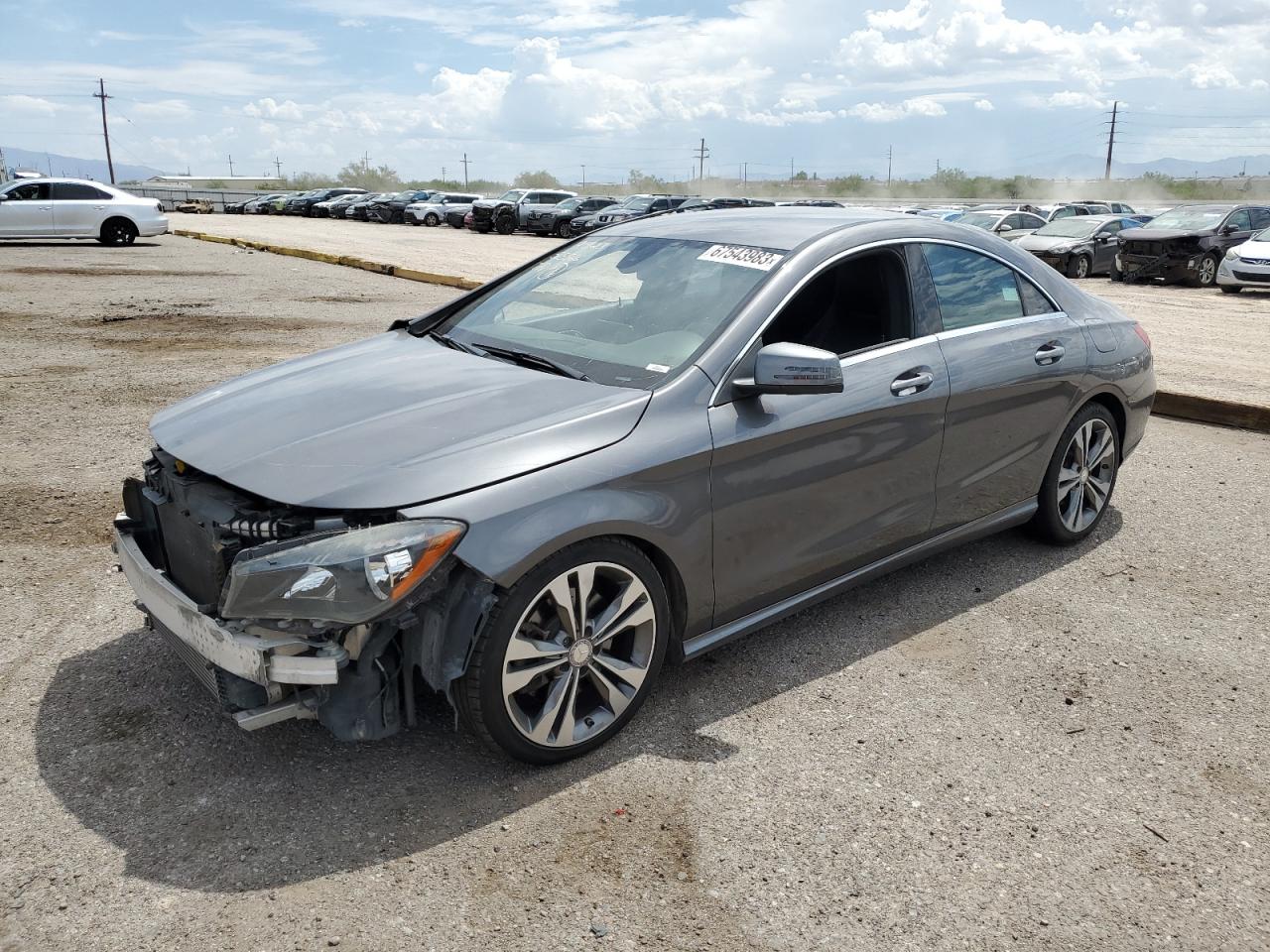 Image 1 of 2015 MERCEDES-BENZ CLA 250 2015 with VIN WDDSJ4EB1FN222328