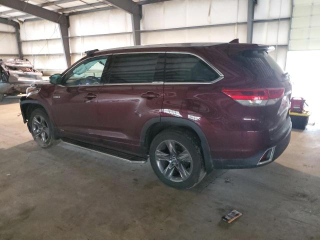 Изображение 2 2018 TOYOTA HIGHLANDER HYBRID LIMITED 2018 с VIN 5TDDGRFH8JS048309
