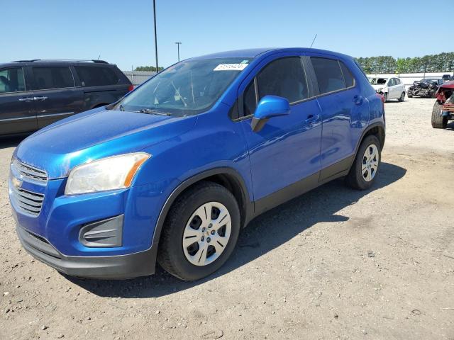 Image 1 of 2015 CHEVROLET TRAX LS 2015 with VIN KL7CJKSB9FB081112