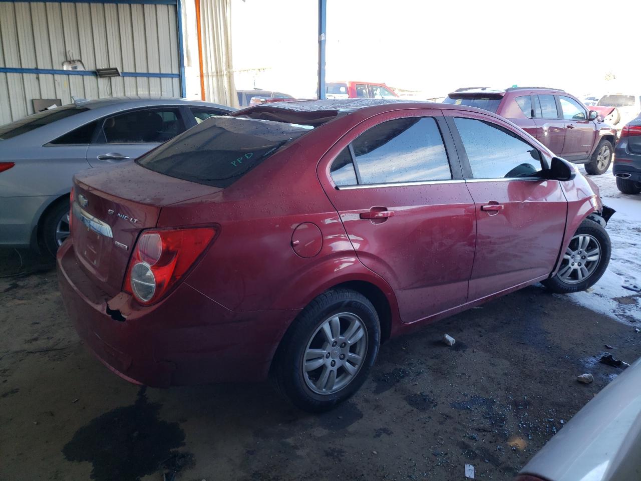 Image 3 of 2013 CHEVROLET SONIC LT 2013 with VIN 1G1JC5SB2D4205639
