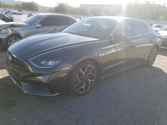 Image 1 of 2022 HYUNDAI SONATA N LINE 2022 with VIN KMHL14JC3NA217677