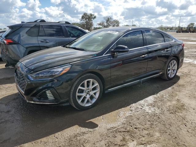 Image 1 of 2018 HYUNDAI SONATA SPORT 2018 with VIN 5NPE34AB0JH686288