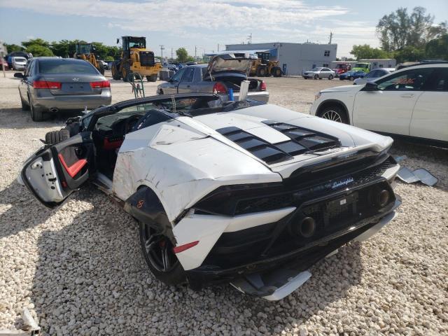 Image 3 of 2022 LAMBORGHINI HURACAN EVO 2022 with VIN ZHWUT5ZF3NLA19638