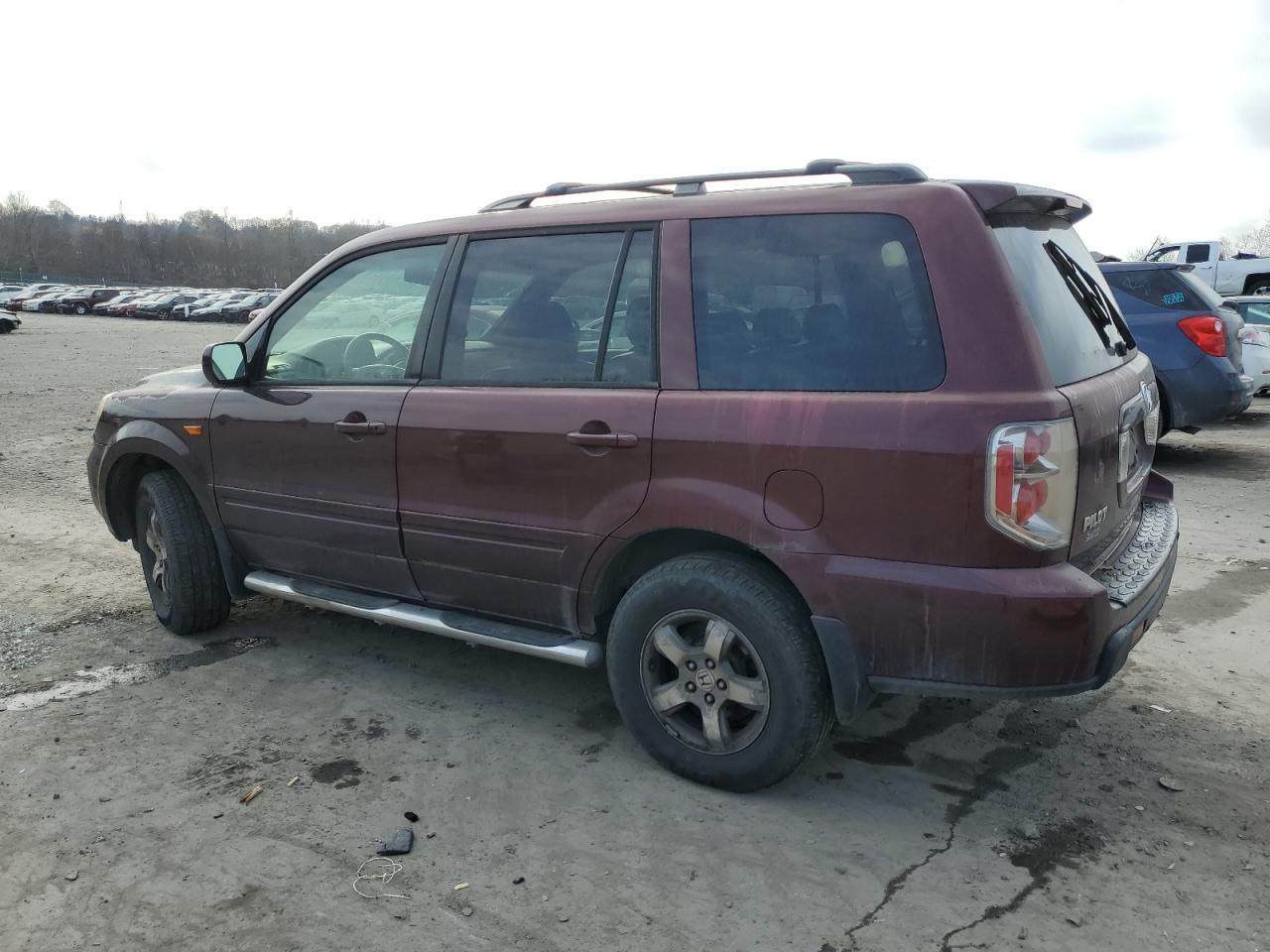 Image 2 of 2007 HONDA PILOT EXL 2007 with VIN 2HKYF18617H512170