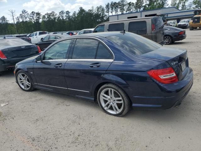Image 2 of 2012 MERCEDES-BENZ C 250 2012 with VIN WDDGF4HB3CR199710