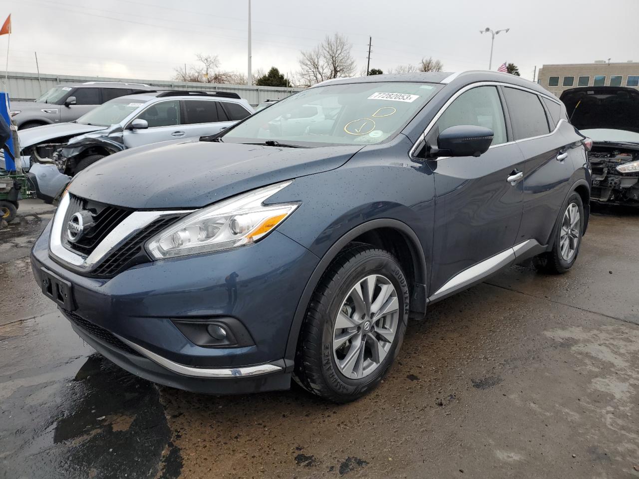 Image 1 of 2017 NISSAN MURANO S 2017 with VIN 5N1AZ2MH8HN123013