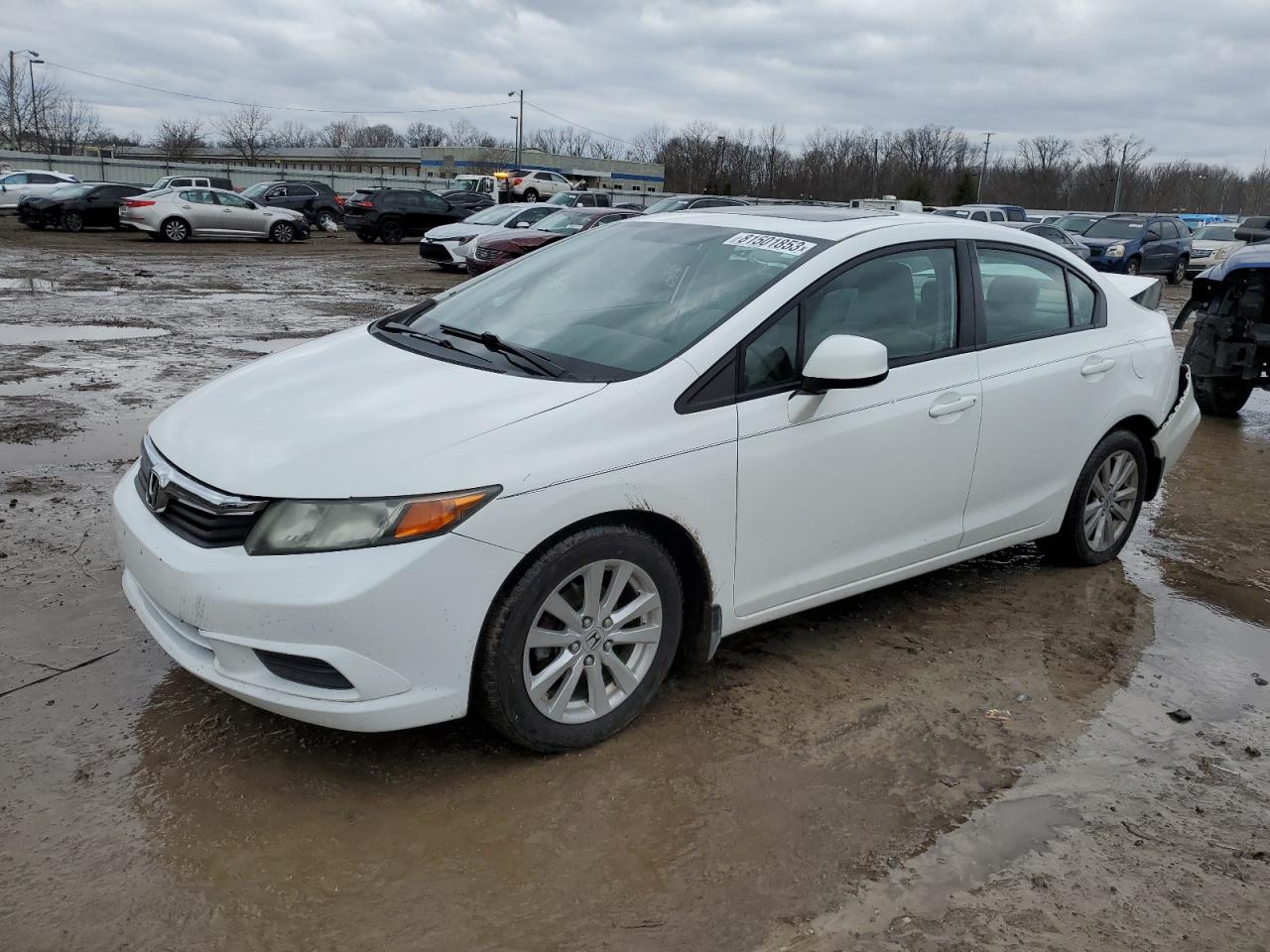 Obraz 1 z 2012 HONDA CIVIC EX 2012 z VIN 19XFB2F89CE035242