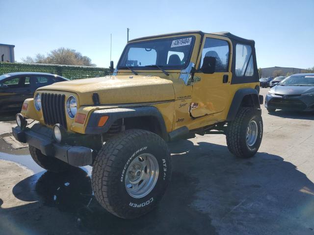 Image 1 of 2000 JEEP WRANGLER / TJ SPORT 2000 with VIN 1J4FA49S7YP751127