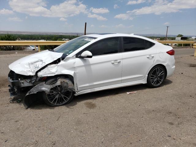 Image 1 of 2018 HYUNDAI ELANTRA SPORT 2018 with VIN KMHD04LBXJU456695