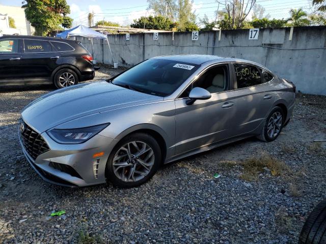 Image 1 of 2022 HYUNDAI SONATA SEL 2022 with VIN KMHL64JA0NA167840