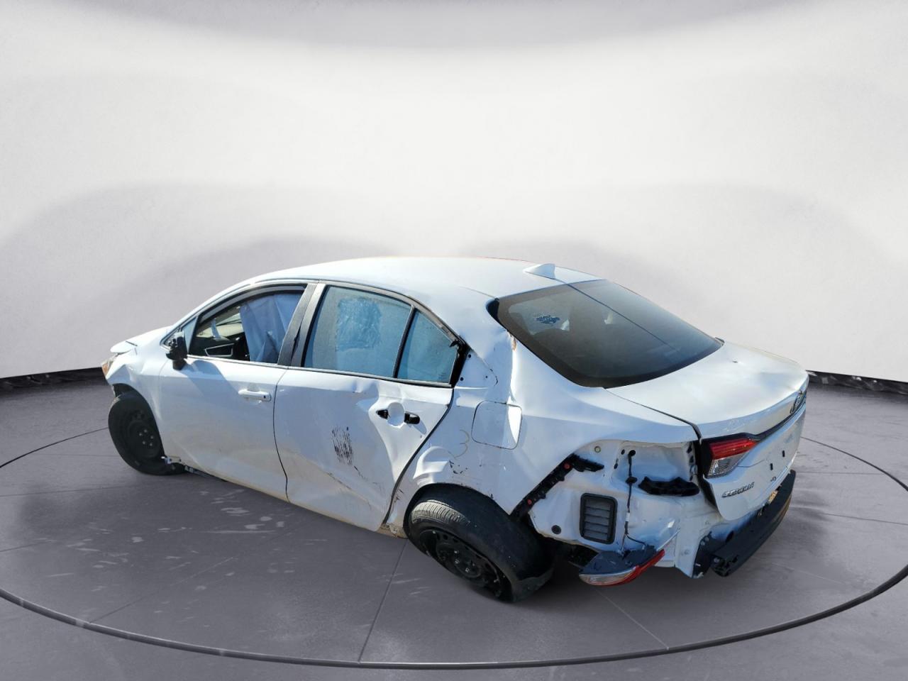 Image 2 of 2022 TOYOTA COROLLA LE 2022 with VIN 5YFEPMAE1NP295089