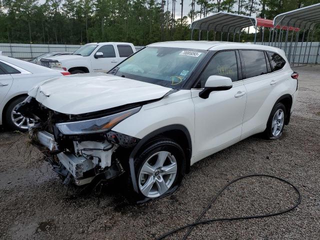 Image 1 of 2021 TOYOTA HIGHLANDER L 2021 with VIN 5TDCZRBH7MS538952