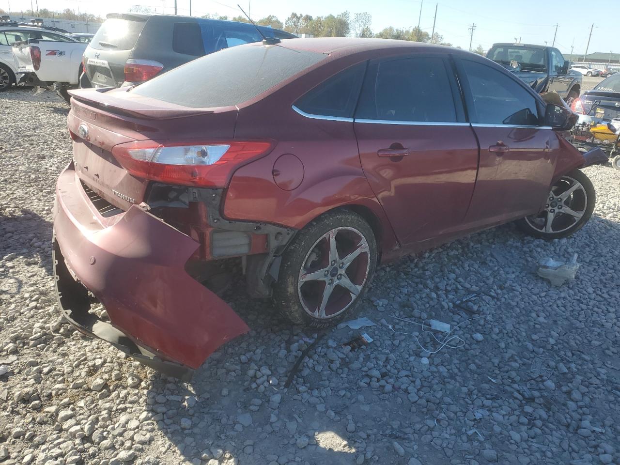 Obraz 3 z 2014 FORD FOCUS TITANIUM 2014 z VIN 1FADP3J21EL241561