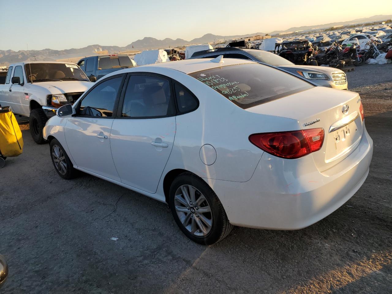 Image 2 of 2010 HYUNDAI ELANTRA BLUE 2010 with VIN KMHDU4AD8AU064971