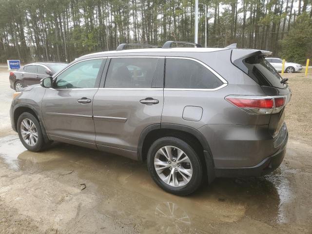 Image 2 of 2015 TOYOTA HIGHLANDER XLE 2015 with VIN 5TDJKRFHXFS200941