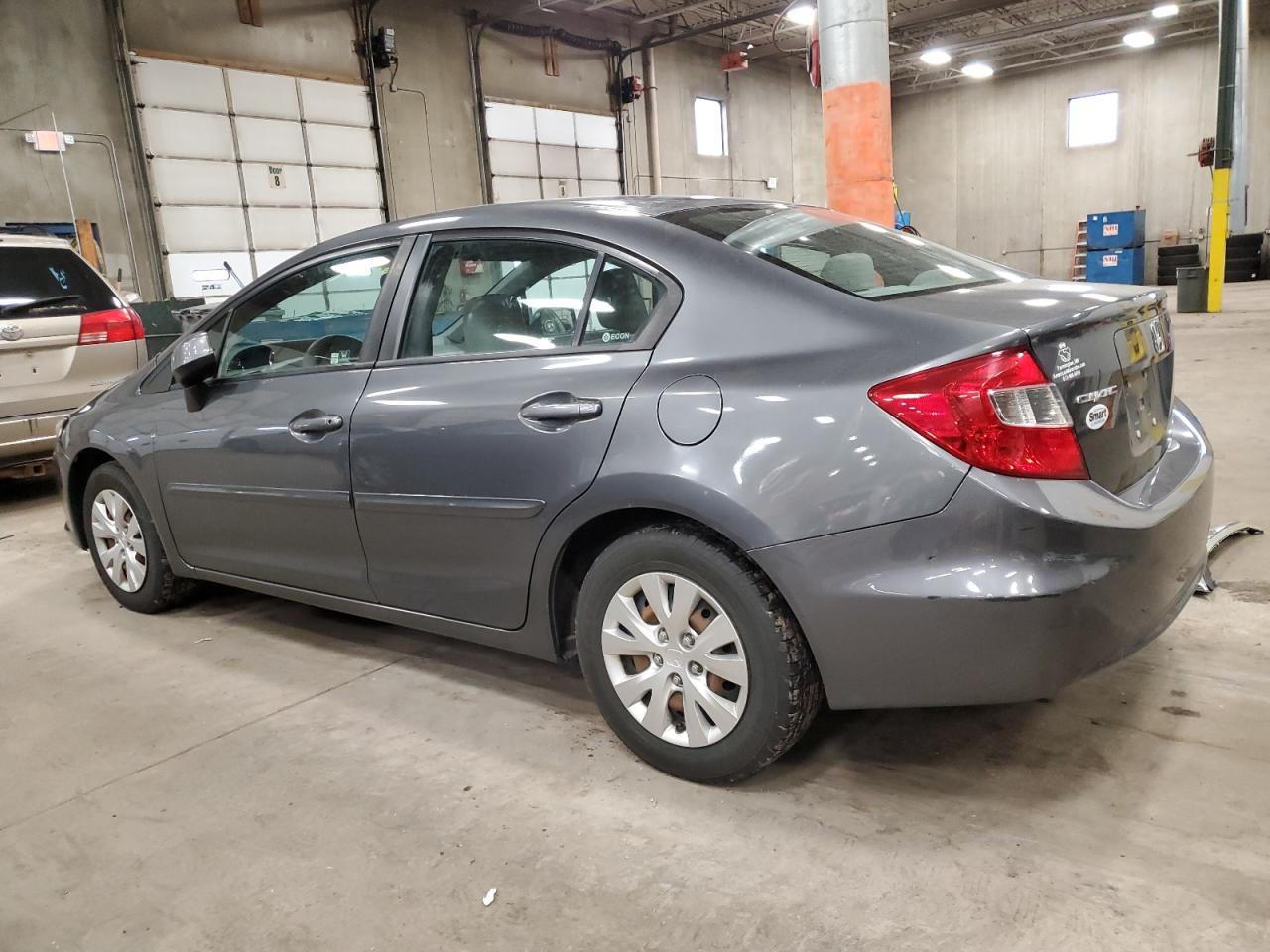 Image 2 of 2012 HONDA CIVIC LX 2012 with VIN 19XFB2F53CE081882