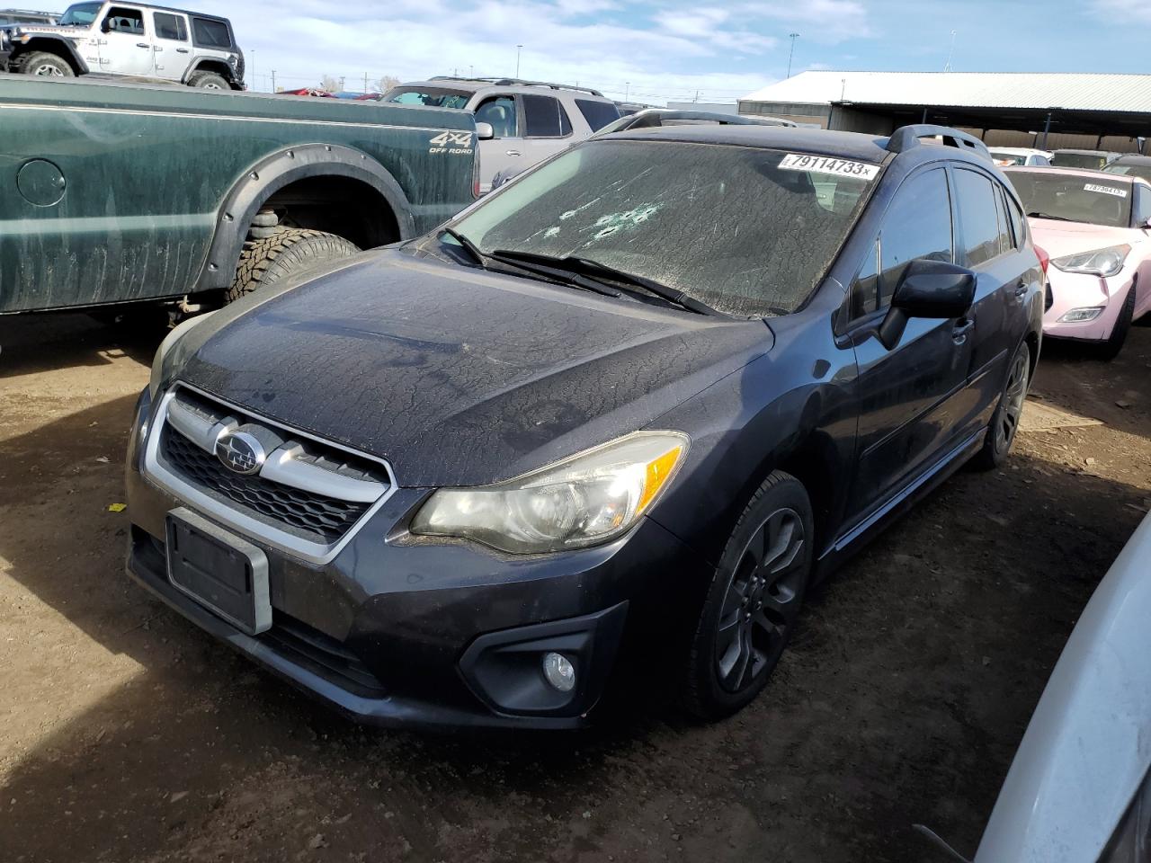 Image 1 of 2012 SUBARU IMPREZA SPORT PREMIUM 2012 with VIN JF1GPAL64CH236730