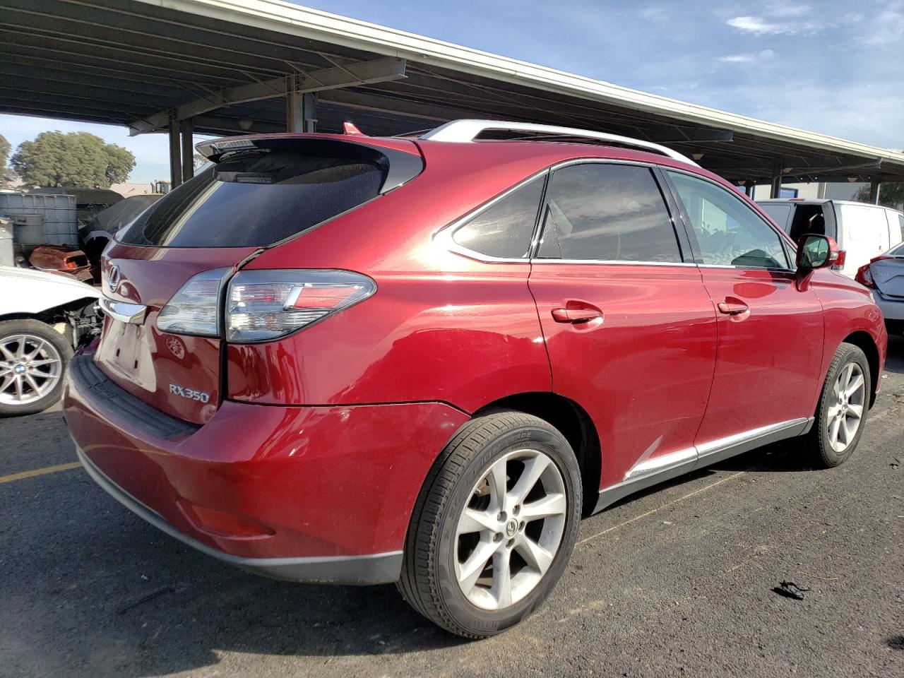 Image 3 of 2012 LEXUS RX 350 2012 with VIN 2T2BK1BA9CC135675