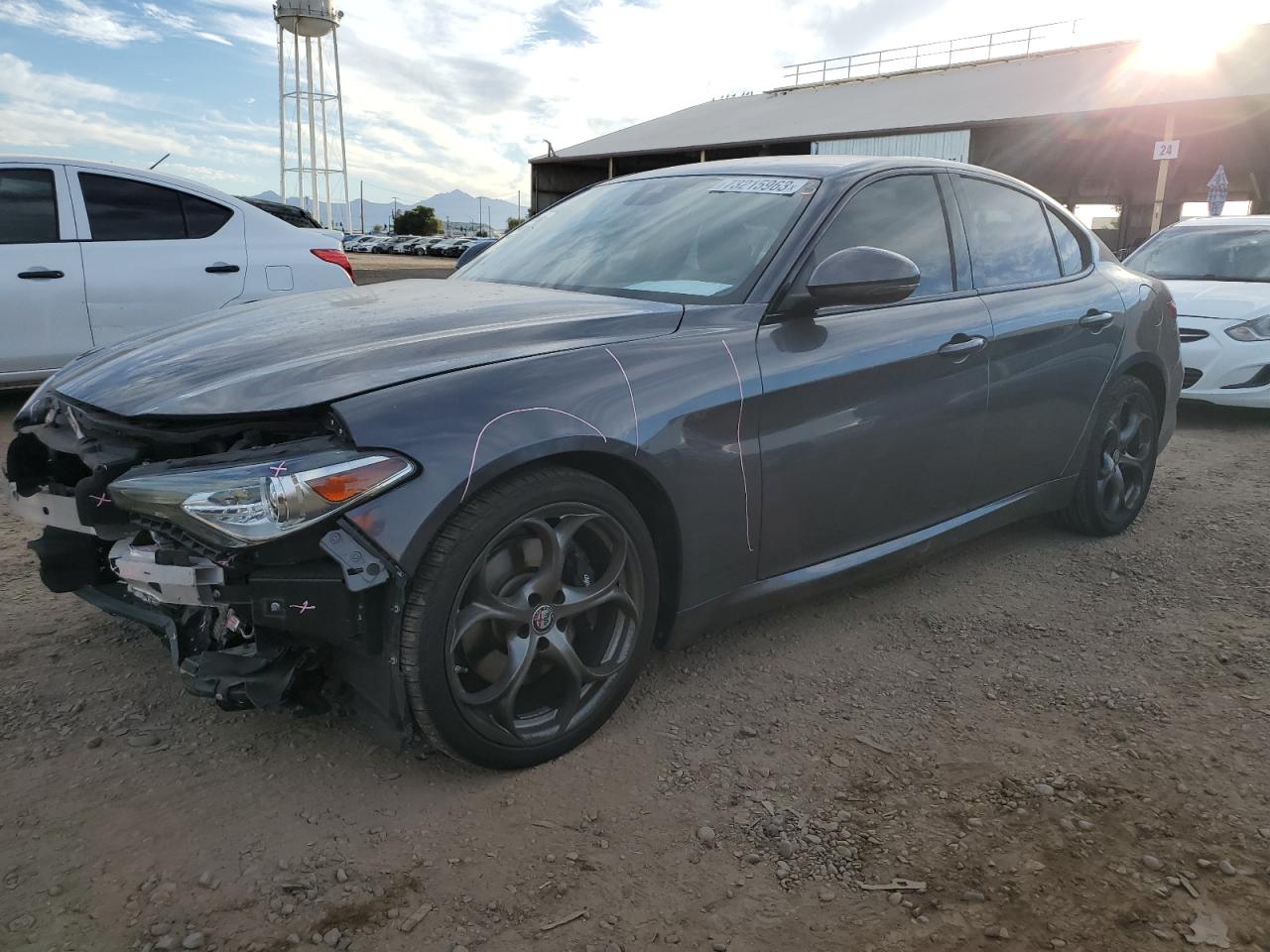 Image 1 of 2018 ALFA ROMEO GIULIA TI Q4 2018 with VIN ZARFAEENXJ7580879