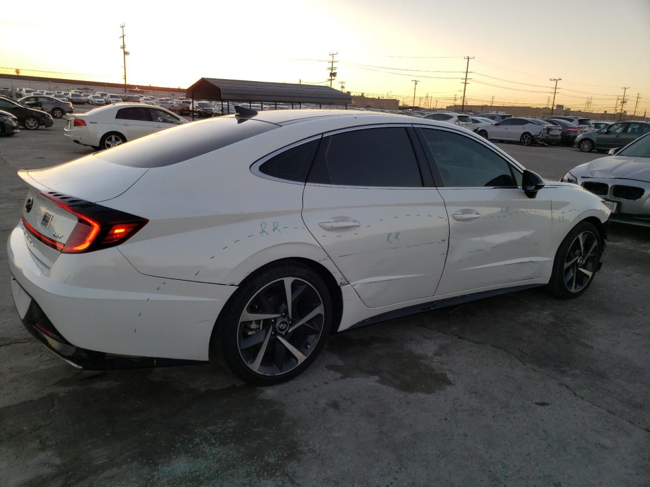Image 3 of 2022 HYUNDAI SONATA SEL PLUS 2022 with VIN KMHL44J24NA225642