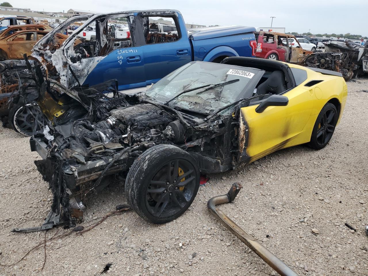 Image 1 of 2016 CHEVROLET CORVETTE STINGRAY 2LT 2016 with VIN 1G1YD2D77G5109717