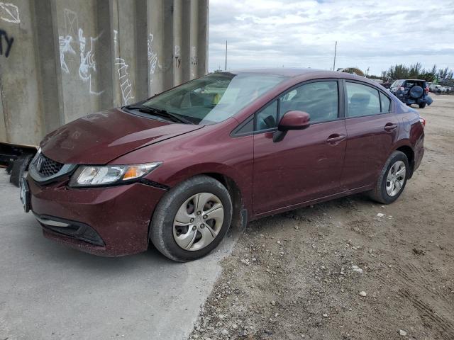 Image 1 of 2013 HONDA CIVIC LX 2013 with VIN 2HGFB2F51DH584088
