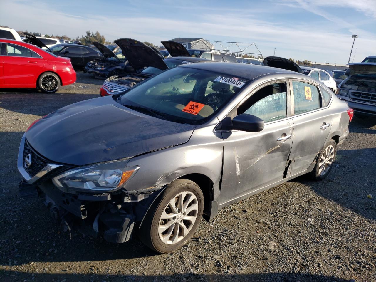 Image 1 of 2018 NISSAN SENTRA S 2018 with VIN 3N1AB7APXJL636340