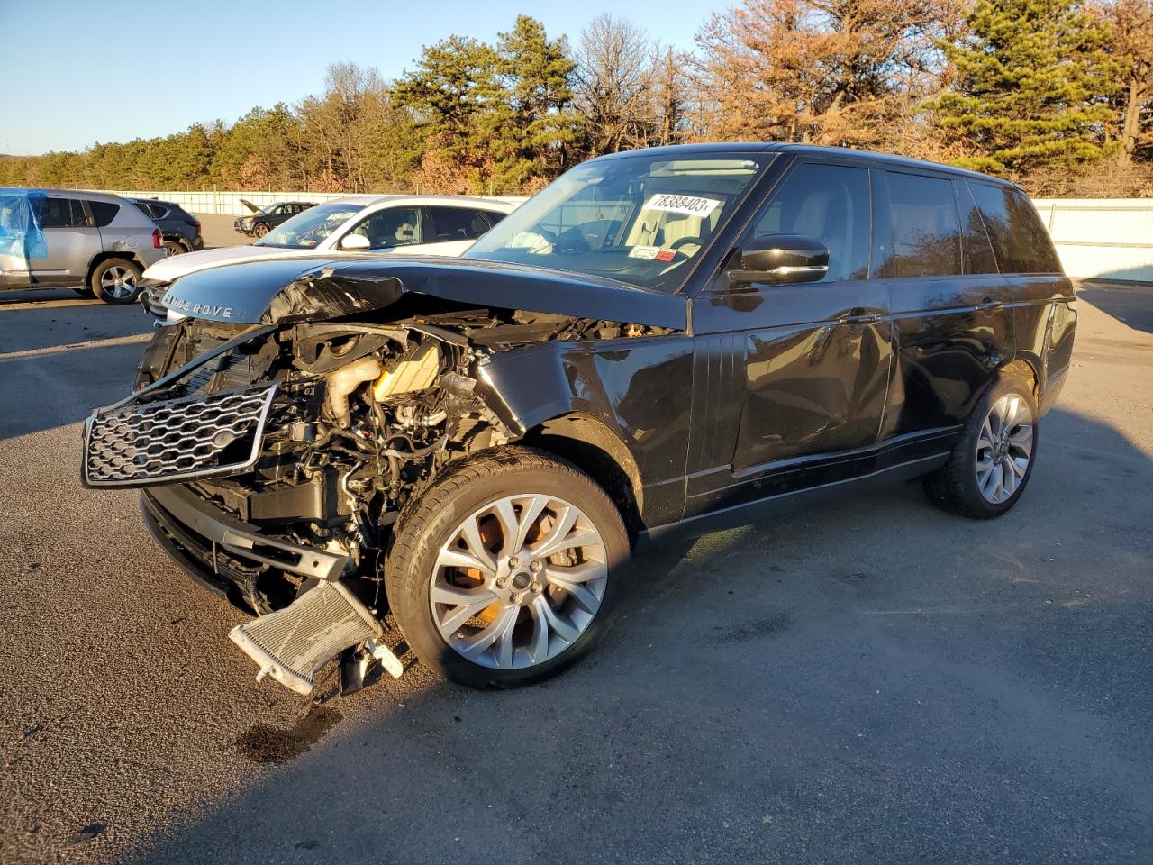 Image 1 of 2019 LAND ROVER RANGE ROVER SUPERCHARGED 2019 with VIN SALGS2RE9KA550581