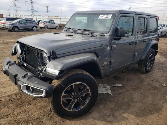 Image 1 of 2023 JEEP WRANGLER SAHARA 2023 with VIN 1C4HJXEN1PW695111