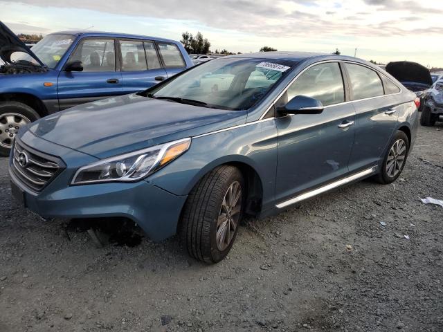 Image 1 of 2017 HYUNDAI SONATA SPORT 2017 with VIN 5NPE34AF1HH505065