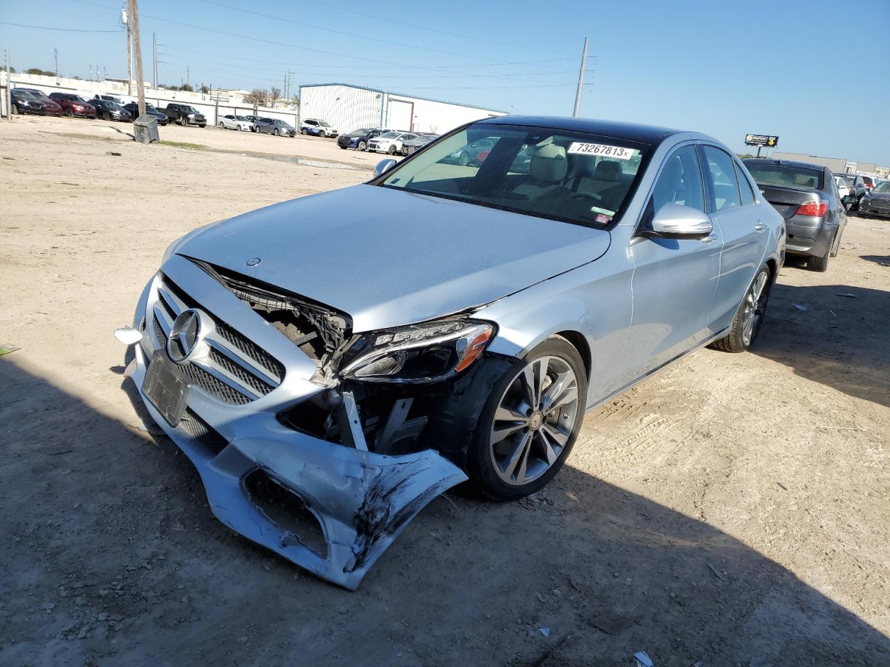 Image 1 of 2015 MERCEDES-BENZ C 300 2015 with VIN 55SWF4JB5FU073096