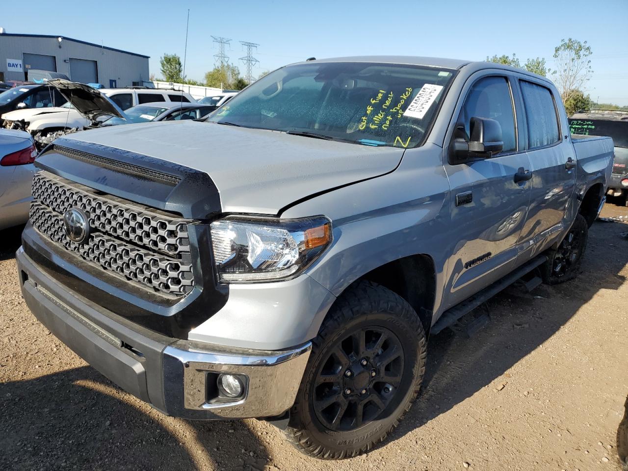 Image 1 of 2019 TOYOTA TUNDRA CREWMAX SR5 2019 with VIN 5TFDW5F18KX869016