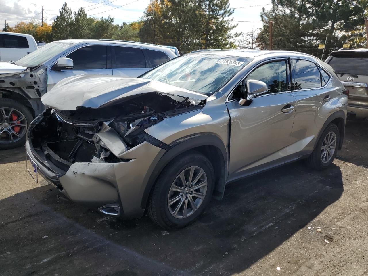Image 1 of 2017 LEXUS NX 200T BASE 2017 with VIN JTJBARBZ9H2120351