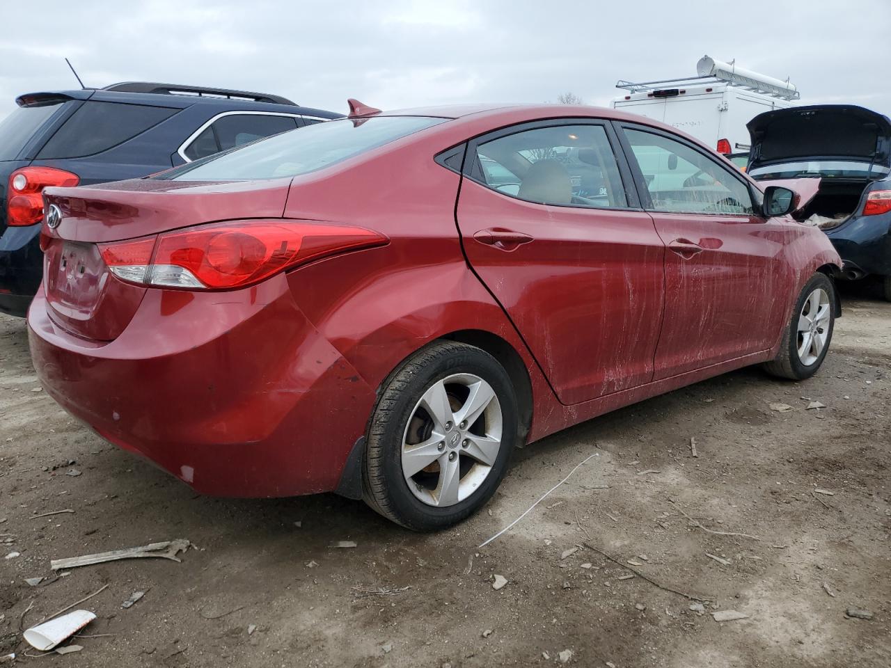 Image 3 of 2013 HYUNDAI ELANTRA GLS 2013 with VIN 5NPDH4AE3DH252135