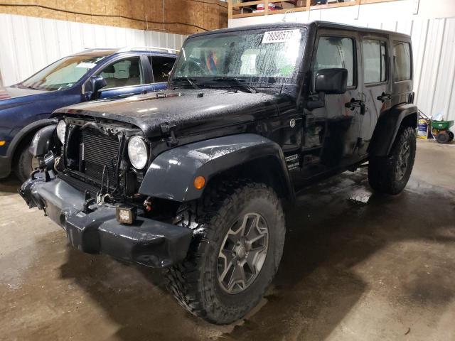 Image 1 of 2014 JEEP WRANGLER UNLIMITED SPORT 2014 with VIN 1C4BJWDG2EL296161