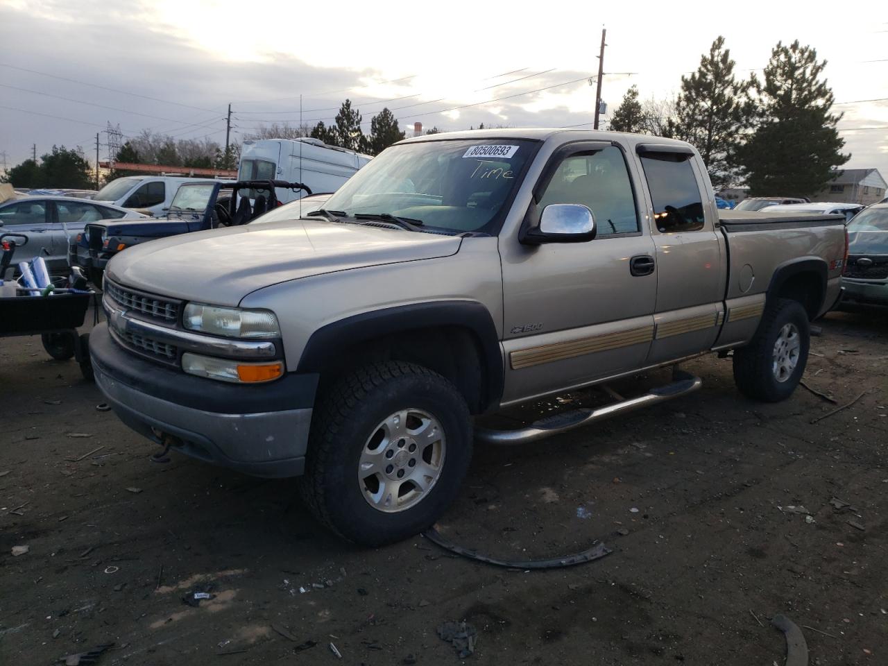 Изображение 1 2002 CHEVROLET SILVERADO K1500 2002 с VIN 2GCEK19T021307615